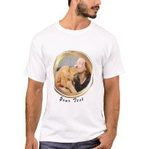 Créez votre propre photo de chien du cercle d'or