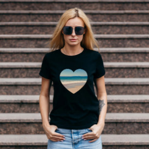 T-shirt Créez votre propre photo en forme de coeur