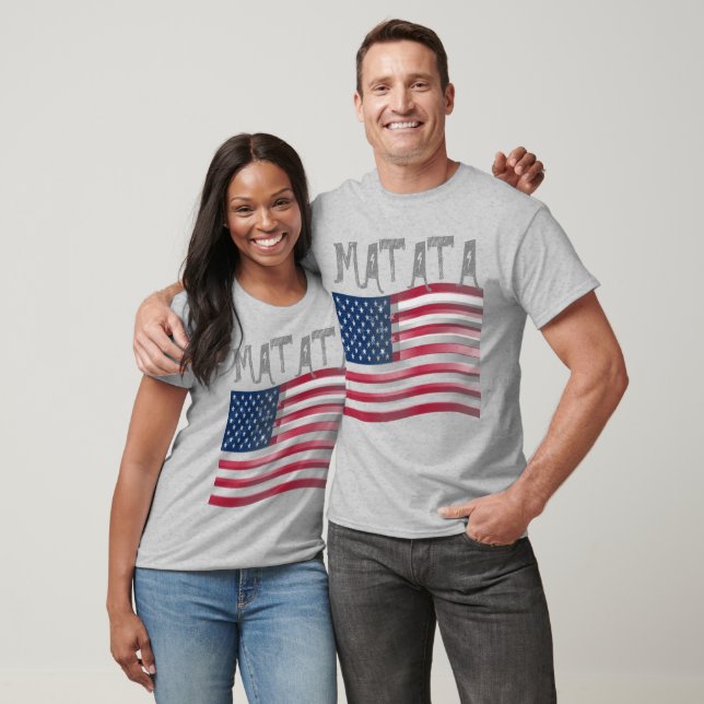 T-shirt Créez votre propre USA Hakuna Matata (Unisexe)