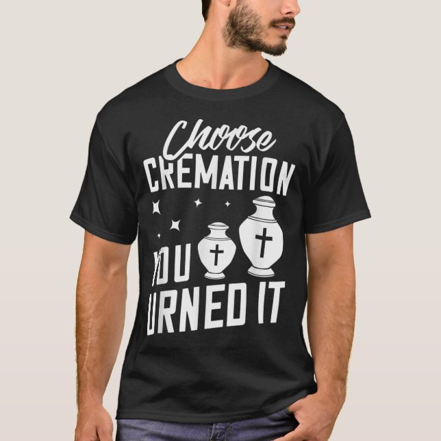 T-shirt Cremation Crématoire Morticienne Funéraire Directe (Devant)