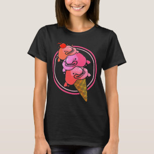 T-shirt Crème de glace de Blobfish Combiné Poisson de me