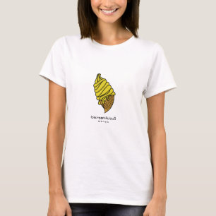 T-shirt Crème de glace Mango jaune Cone icecreamliciou S
