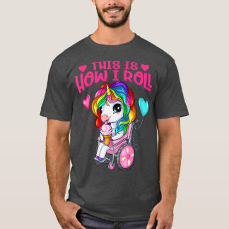 T-shirt Crème De Glace Mignonne Manger Unicorn Girl En Fau