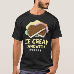 T-shirt Crème de glace Sandwich Recette de gâteaux-cadea