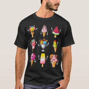 T-shirt Crème glacée amusante