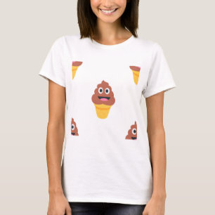 T-shirt crème glacée cône émoji