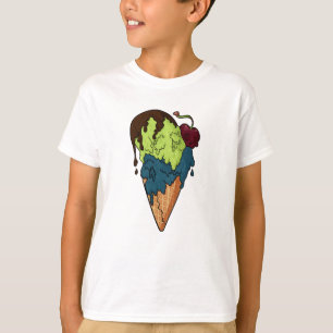 T-shirt Crème glacée du crâne pour Mystères doux de la mor