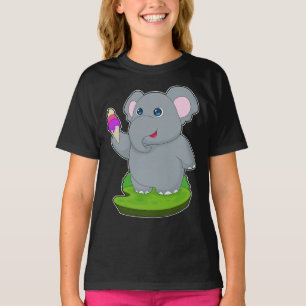 T-shirt Crème glacée Eléphant Waffe