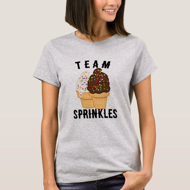 T-shirt crème glacée - Femen mignonne Tee (Devant)