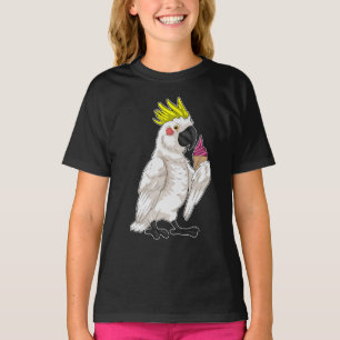 T-shirt Crème glacée Perroquet gaufre