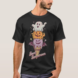 T-shirt Crème glacée Popsicle d'été Halloween doux Summerw