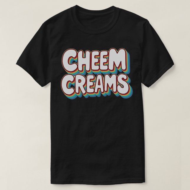 T-shirt Crèmes à la crème (Design devant)