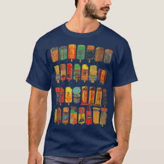 T-shirt Crèmes glacées les années 70 vintages et Lollies
