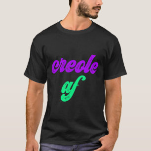 T-shirt Créole Af Mardi Gras Louisiana Pride Cadeau Teft