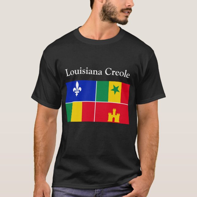 T-shirt créole de Louisiane (Devant)