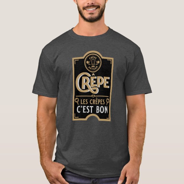 T-shirt Crepes françaises (Devant)