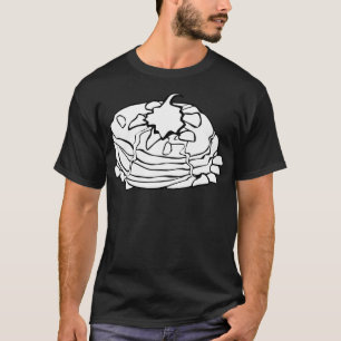 T-shirt crêpes pfannkuch petit-déjeuner beignets espace t