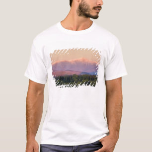 T-shirt Crépuscule et mont Washington dans le