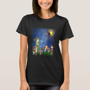T-shirt Crescent Lune Tarot Chat esthétique
