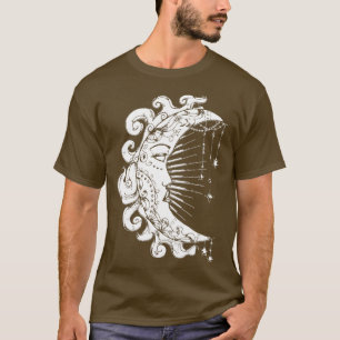 T-shirt Crescent Moon Spirit Goth Astrologie gothique Taro