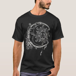 T-shirt Crescent Spirituel De Lune Étoiles D'Astronomie S