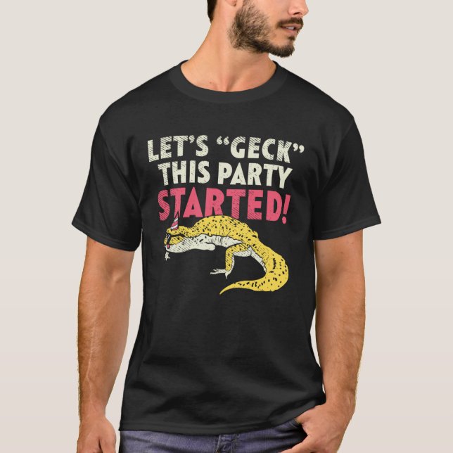 T-shirt Crested Gecko (Devant)