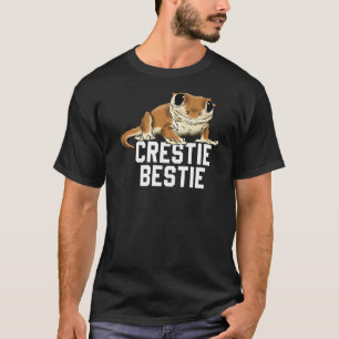 T-shirt Crestie Bestie Crested Gecko Reptile Lizard Animau