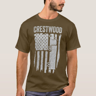 T-shirt Crestwood Kentucky KY Tourisme Semi coincé sur