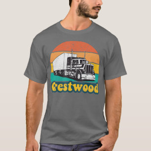 T-shirt Crestwood Kentucky Tourisme Semi Coincé Sur Les Tr