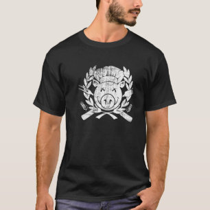 T-shirt Crête de BBQ - blanc porté