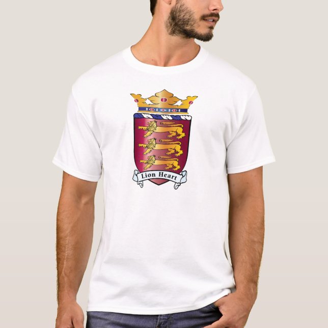T-shirt Crête de coeur de lion (Devant)