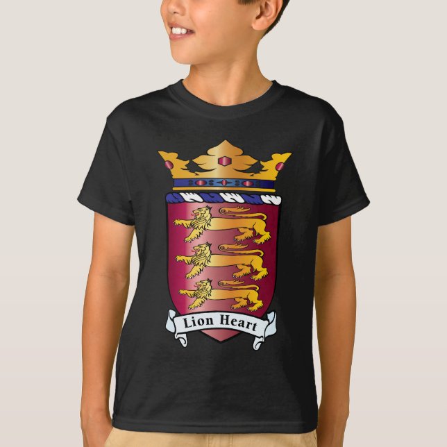 T-shirt Crête de coeur de lion (Devant)