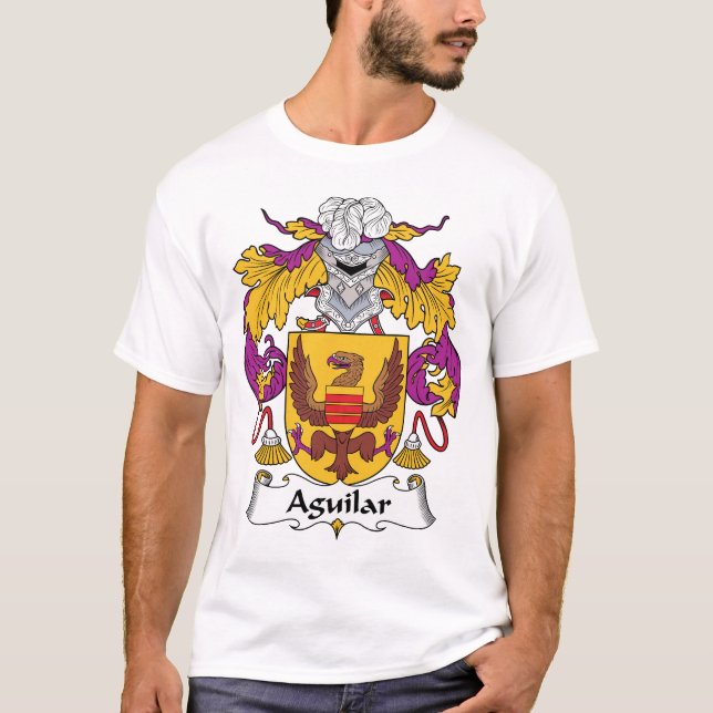 T-shirt Crête de famille d'Aguilar (Devant)