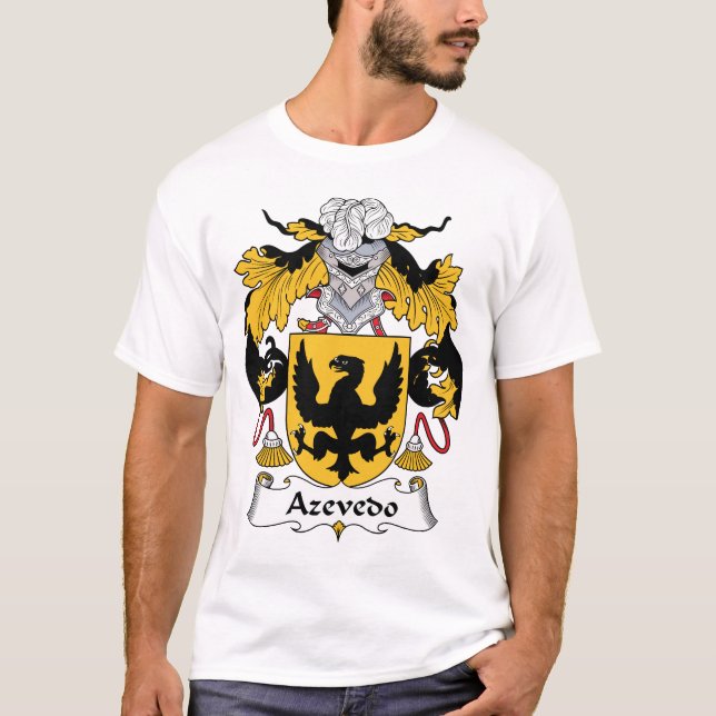 T-shirt Crête de famille d'Azevedo (Devant)