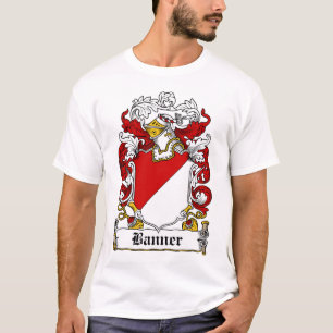T-shirt Crête de famille de bannière