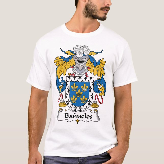 T-shirt Crête de famille de Banuelos (Devant)