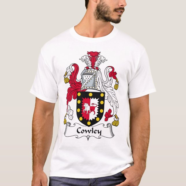 T-shirt Crête de famille de Cowley (Devant)