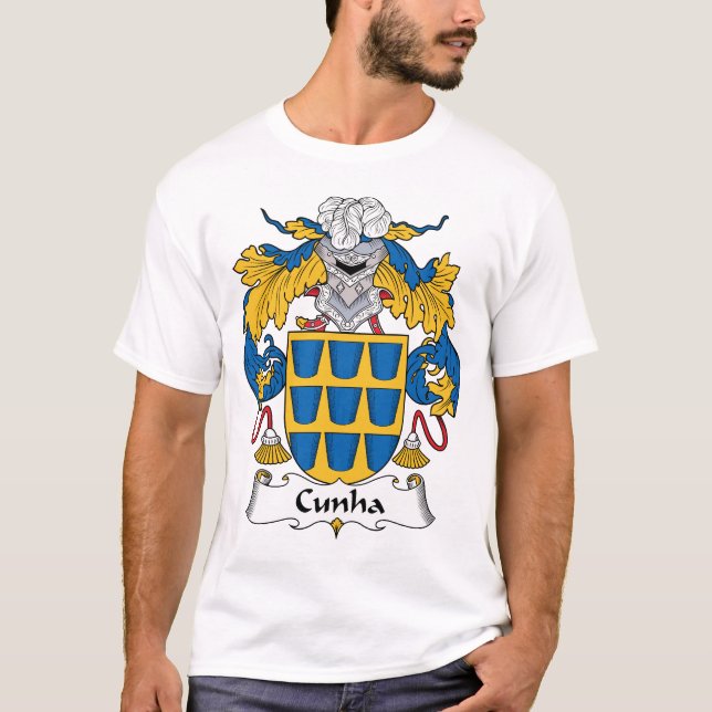 T-shirt Crête de famille de Cunha (Devant)