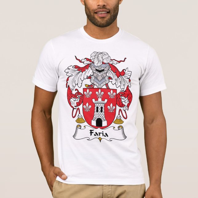 T-shirt Crête de famille de Faria (Devant)