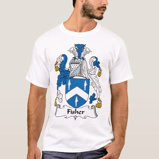 T-shirt Crête de famille de Fisher (Devant)