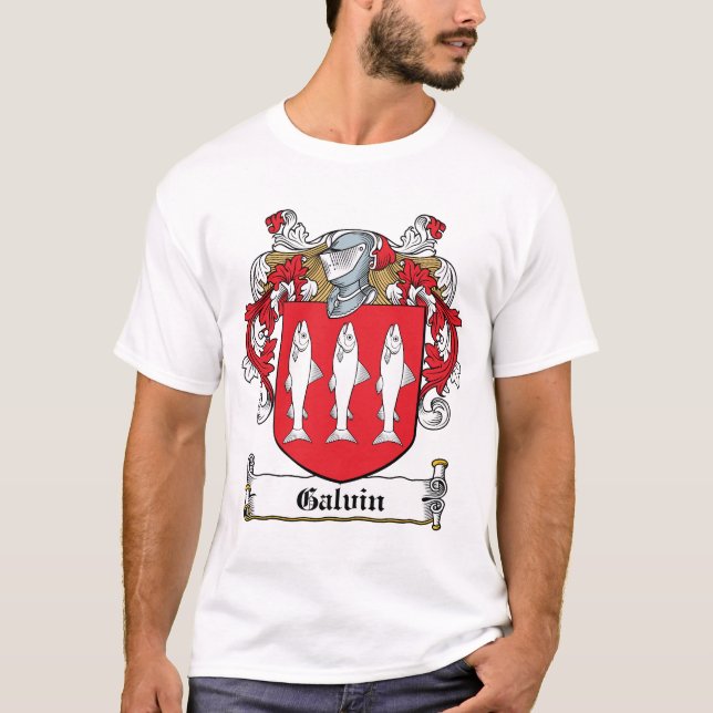 T-shirt Crête de famille de Galvin (Devant)