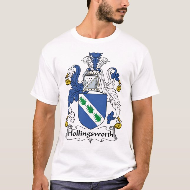 T-shirt Crête de famille de Hollingsworth (Devant)