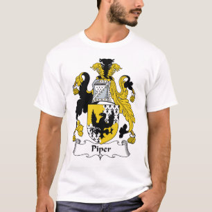 T-shirt Crête de famille de joueur de pipeau