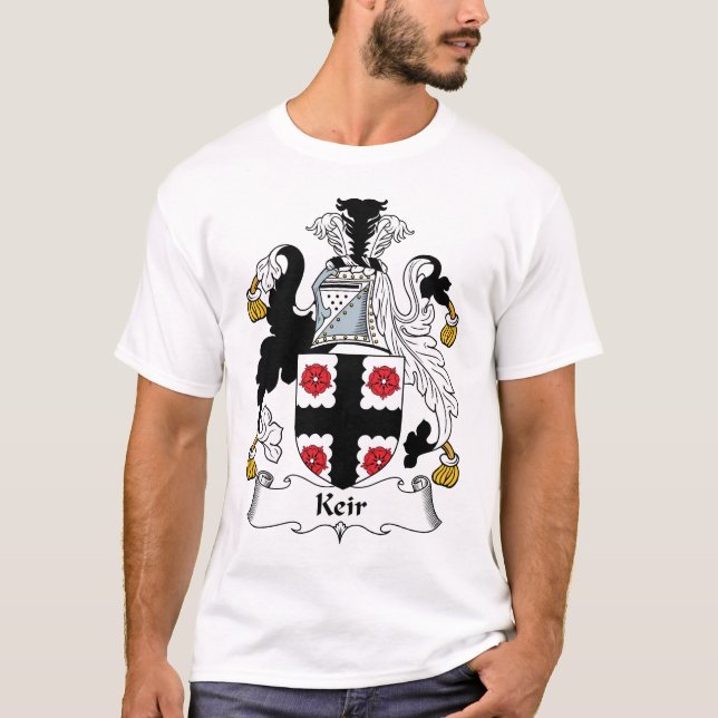 T-shirt Crête de famille de Keir (Devant)
