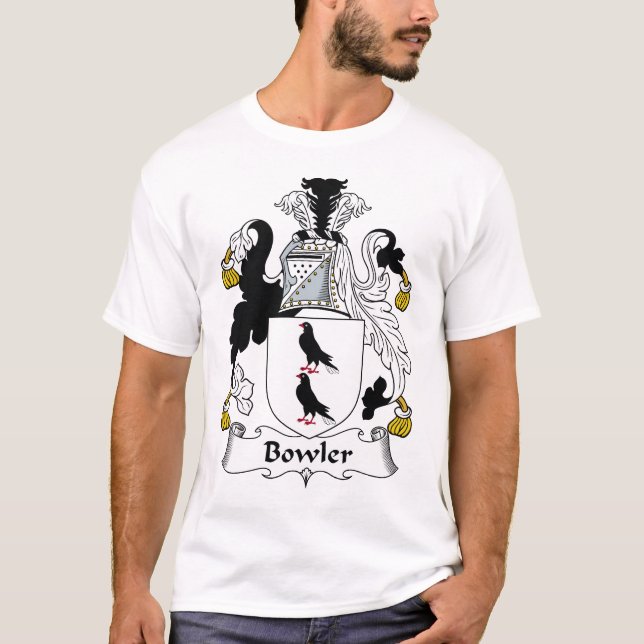 T-shirt Crête de famille de lanceur (Devant)