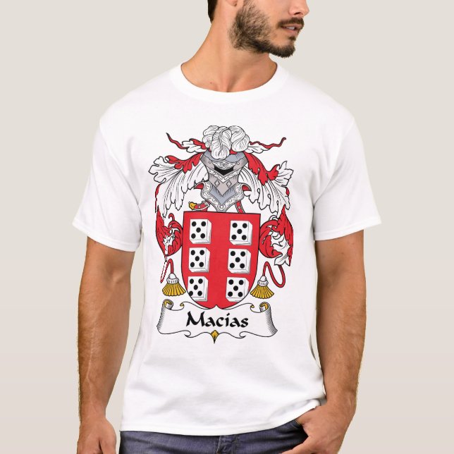 T-shirt Crête de famille de Macias (Devant)