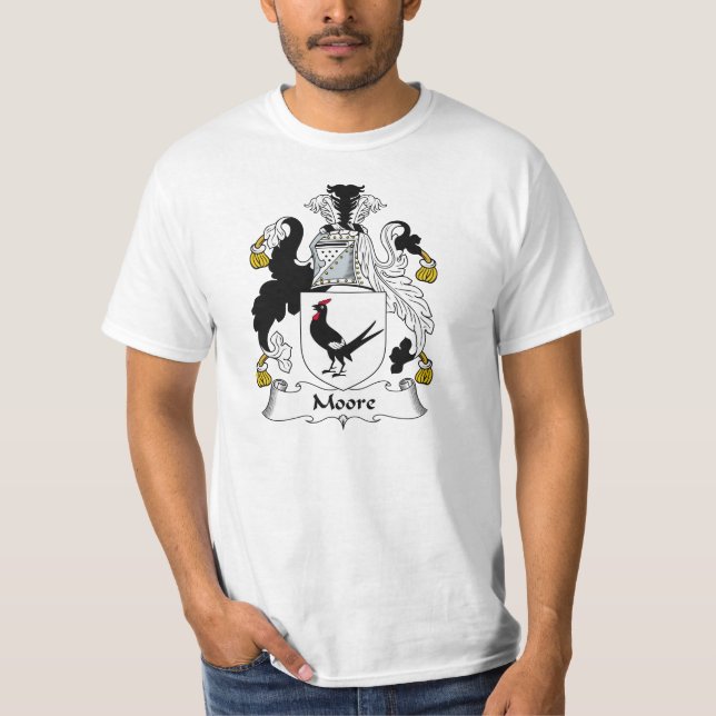 T-shirt Crête de famille de Moore (Devant)