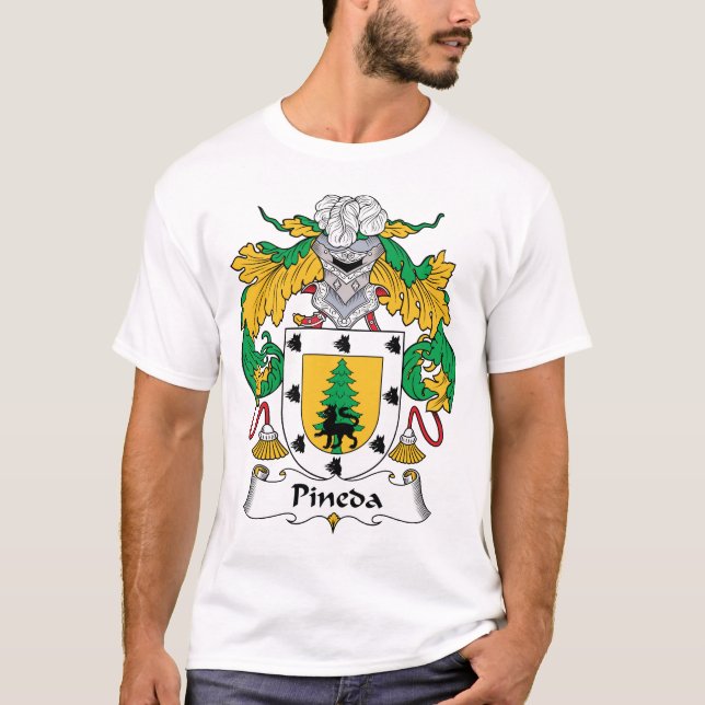 T-shirt Crête de famille de Pineda (Devant)