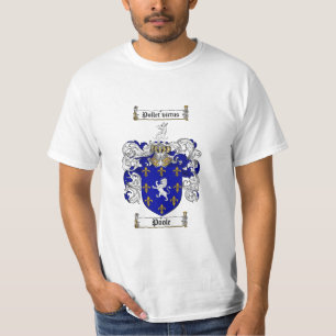 T-shirt Crête de famille de Poole - manteau de Poole des