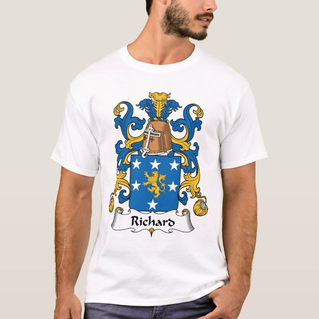 T-shirt Crête de famille de Richard (Devant)